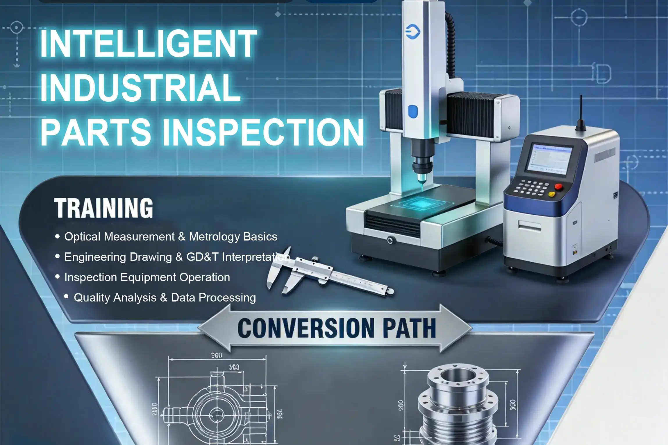 Intelligent Testing of Industrial Parts